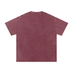 Lahutay Classic Oversized Snow-Wash Tee - Merlot Wash