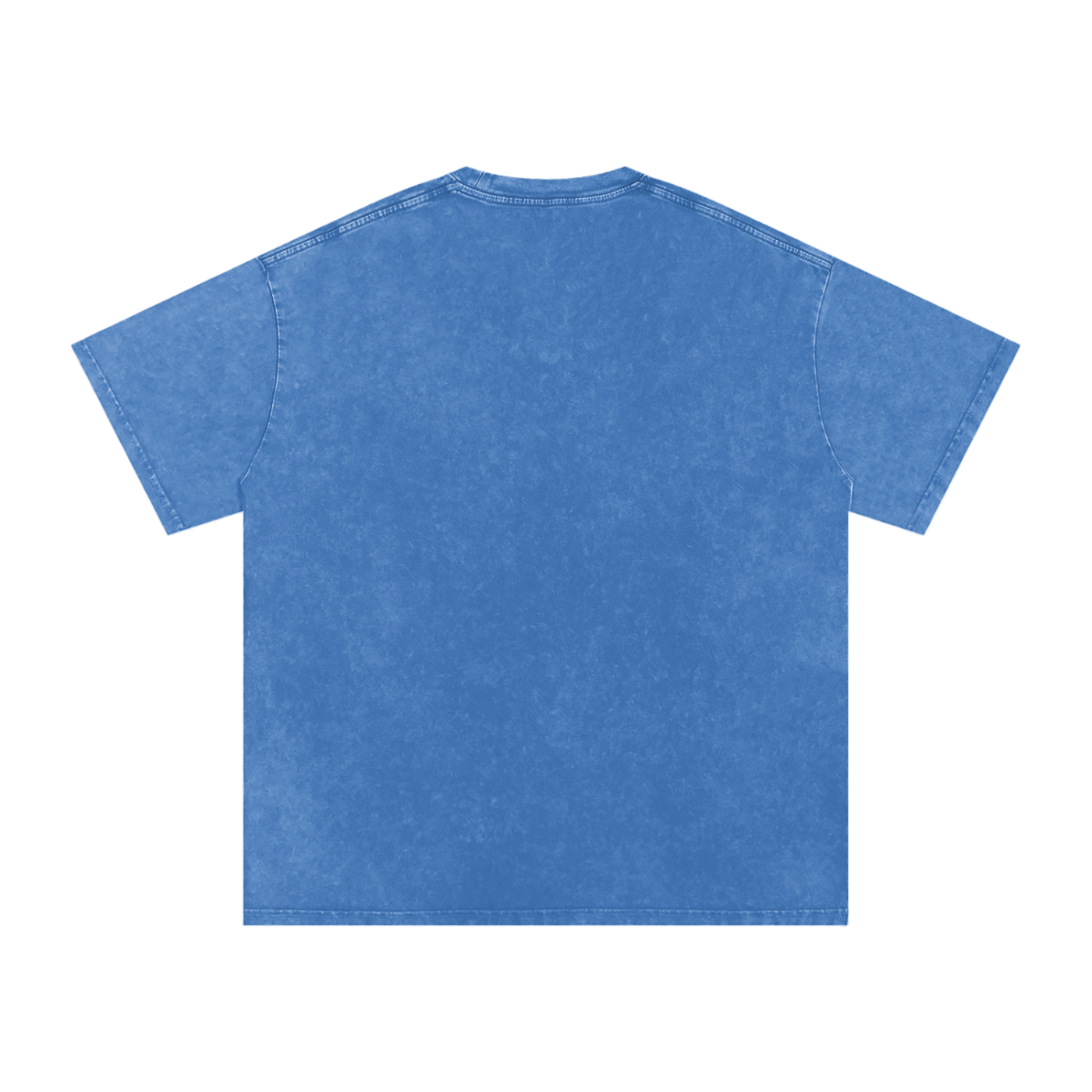 Lahutay Classic Oversized Snow-Wash Tee - Glacial Blue